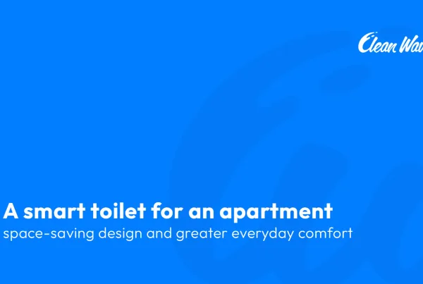 washing toilet for apartment