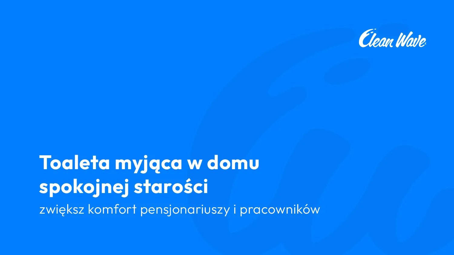 toaleta myjąca w domu spokojnej starosci blog