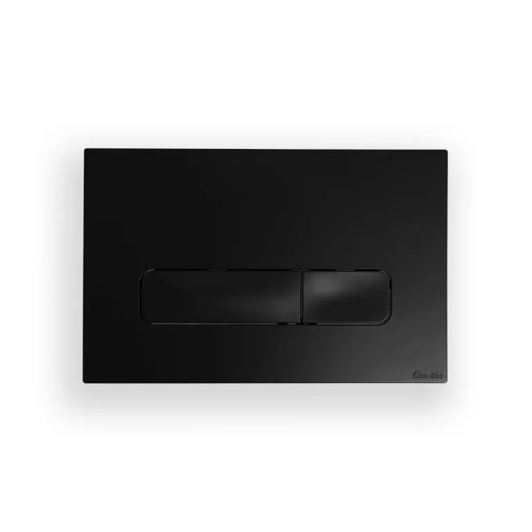 CleanWave® pneumatic push button (satin black)