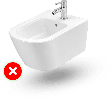 Klasyczny ceramiczny bidet